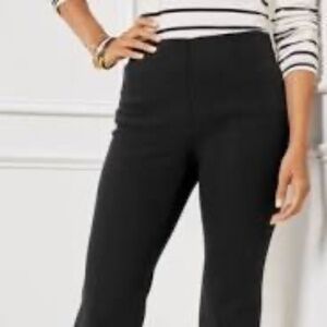 Talbots Portland Trouser Pants Black Size 10P NWT!